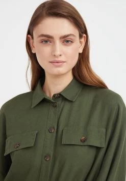 Finn Flare Damen Blusenkleid - Dark Green 11 Finn Flare Damen Blusenkleid - Dark Green -Finn Flare Verkaufsladen fe4b5db672c940f698f7de2031851e4b