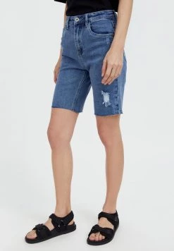 Finn Flare Damen Jeans Shorts - Blue -Finn Flare Verkaufsladen fed4bd76aacc4d4796d2ef9206e43f26
