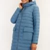 Finn Flare Damen MIT WARMER KAPUZE - Wintermantel - Light Blue -Finn Flare Verkaufsladen ff05a29d7f2c47079185b872d992da5e