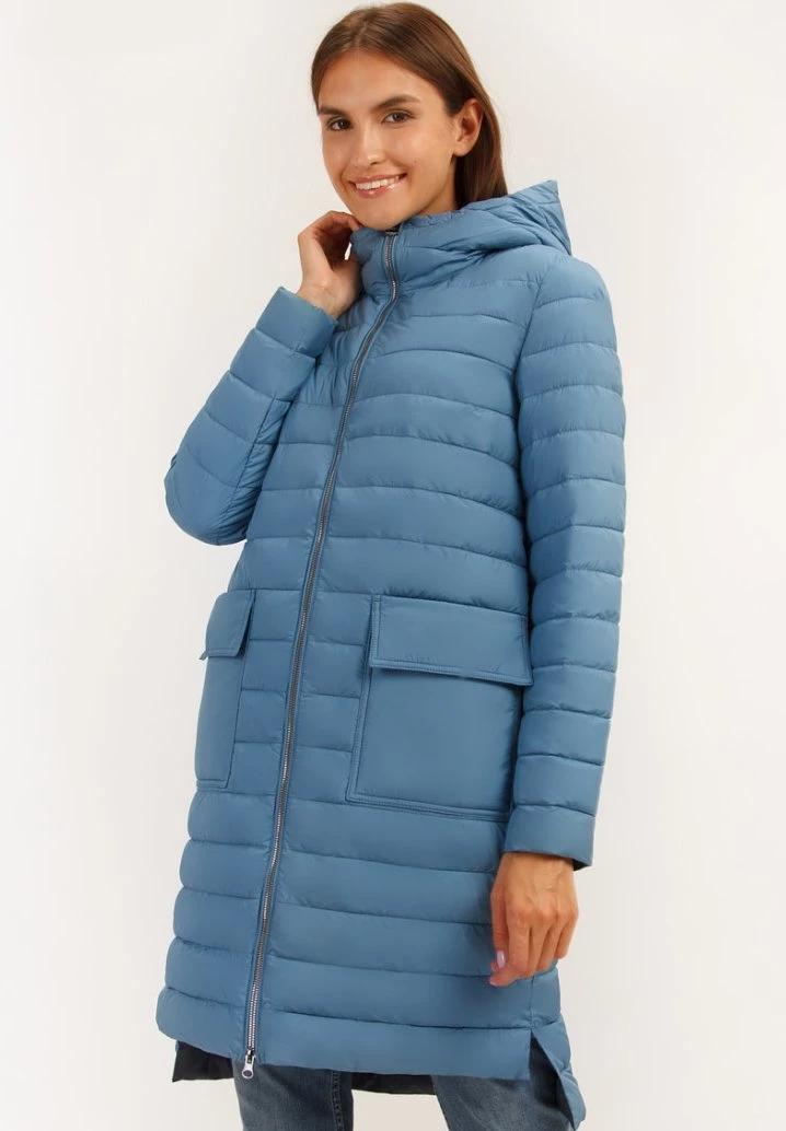 Finn Flare Damen MIT WARMER KAPUZE - Wintermantel - Light Blue 3 Finn Flare Damen MIT WARMER KAPUZE - Wintermantel - Light Blue