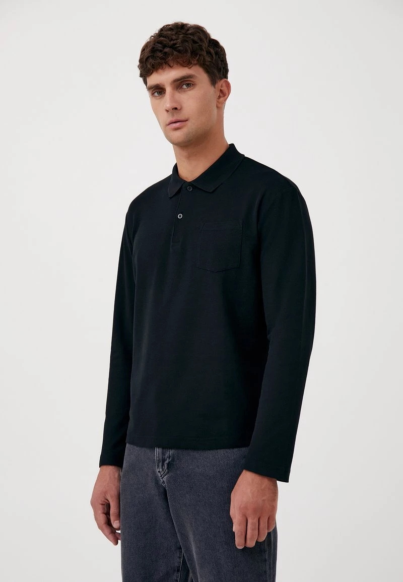 Finn Flare Herren Poloshirt - Black 6 Finn Flare Herren Poloshirt - Black – Bild 4