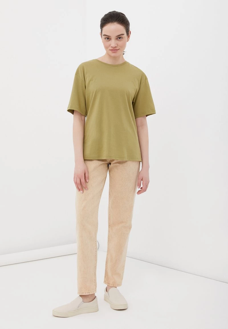 Finn Flare T-Shirt Basic - Dark Green | Damen 4 Finn Flare T-Shirt Basic - Dark Green | Damen – Bild 2