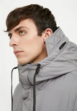 Finn Flare Herren Wintermantel - Grey -Finn Flare Verkaufsladen ff4390dbbc67436e838323909abd51cd