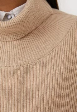 Damen FINN FLARE ROLLKRAGEN - T-Shirt Basic - Beige-brown -Finn Flare Verkaufsladen ff4aebbc01854089bbcf923b82a02071