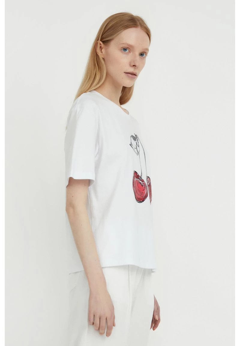 Finn Flare Damen T-Shirt Print - White 6 Finn Flare Damen T-Shirt Print - White – Bild 4