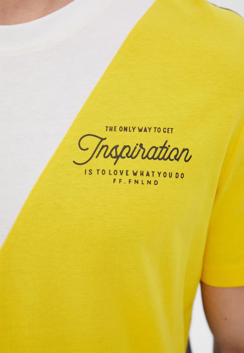 Finn Flare KURZARM - T-Shirt Print - Yellow | Herren 7 Finn Flare KURZARM - T-Shirt Print - Yellow | Herren – Bild 5