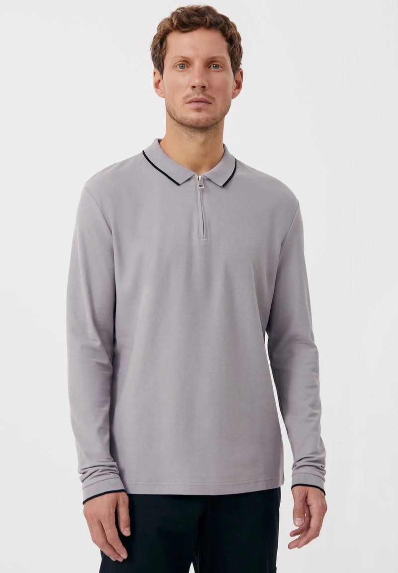 Finn Flare Herren Poloshirt - Grey Blue 3 Finn Flare Herren Poloshirt - Grey Blue