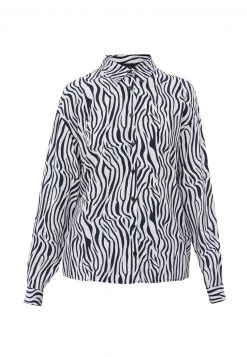 Finn Flare Damen Hemdbluse - White/blue 9 Finn Flare Damen Hemdbluse - White/blue -Finn Flare Verkaufsladen ffadf932c715467188e39bce6753fdfb