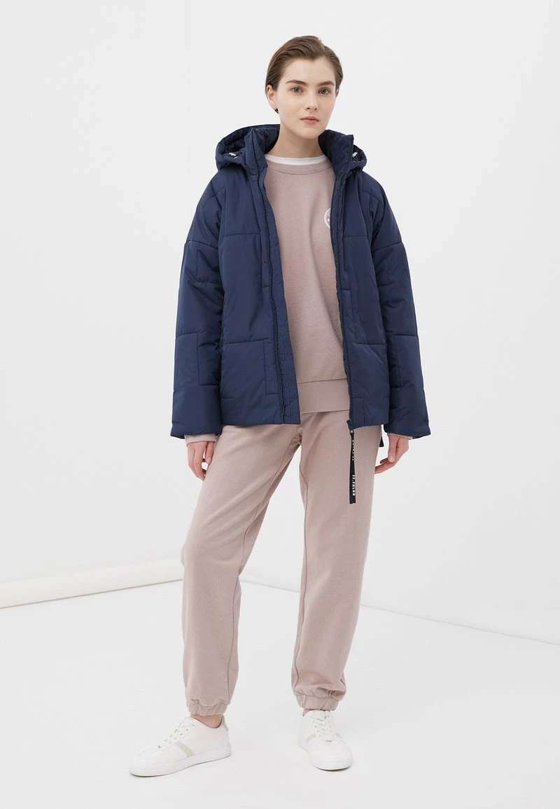 Finn Flare Damen Winterjacke - Dark Blue 4 Finn Flare Damen Winterjacke - Dark Blue – Bild 2